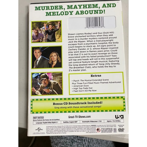 Psych The Musical DVD New - Picture 4 of 10